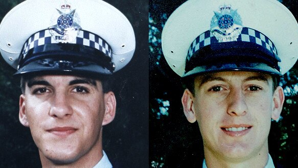 Police officers Damian Eyre and Steven Tynan, murdered in Walsh St, South Yarra, October 12, 1988.