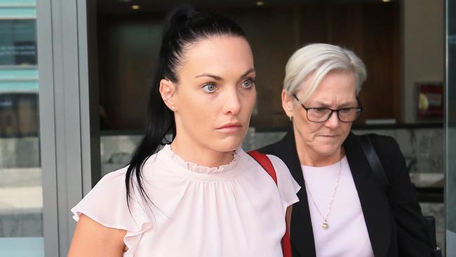 Tara Brooks (left) had a non-sexual relationships with a drug dealer in jail. Picture: Damian Shaw