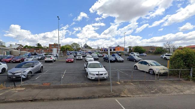 The Station Street car park, which will be sold by Toowoomba Regional Council to Brisbane Housing Company for the purpose of building a new social and affordable housing project.