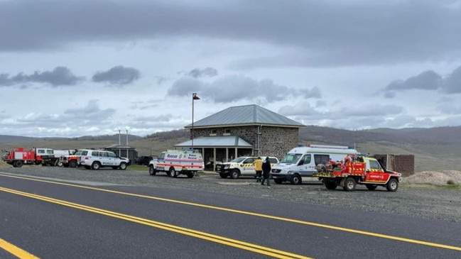 The search involved a dog unit, the Rural Fire Service and a Surf Life Saving Helicopter. Picture: NewsWire