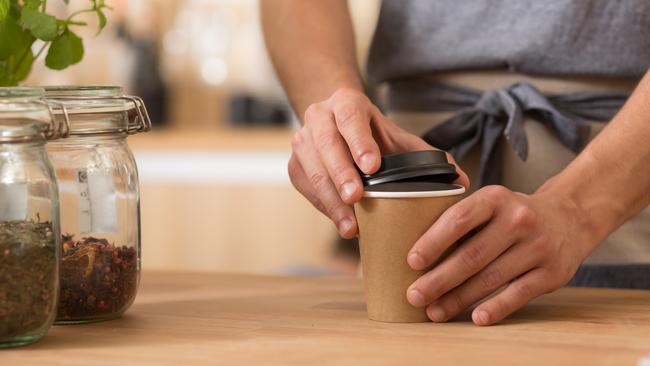 Environmental groups are calling for Victoria to ban disposable coffee cups. Picture: iStock
