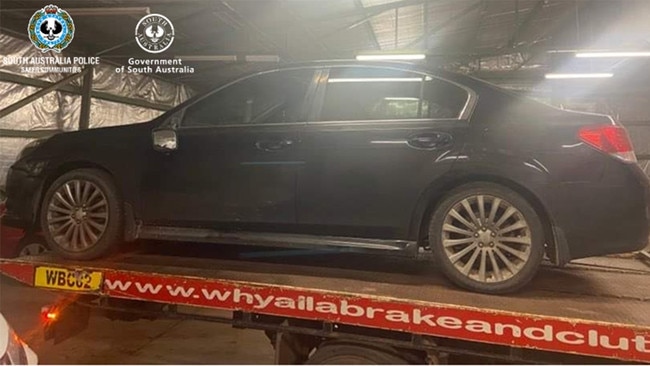 Seven youths have been arrested after allegedly driving a stolen car from Adelaide to Whyalla. Picture: SA Police