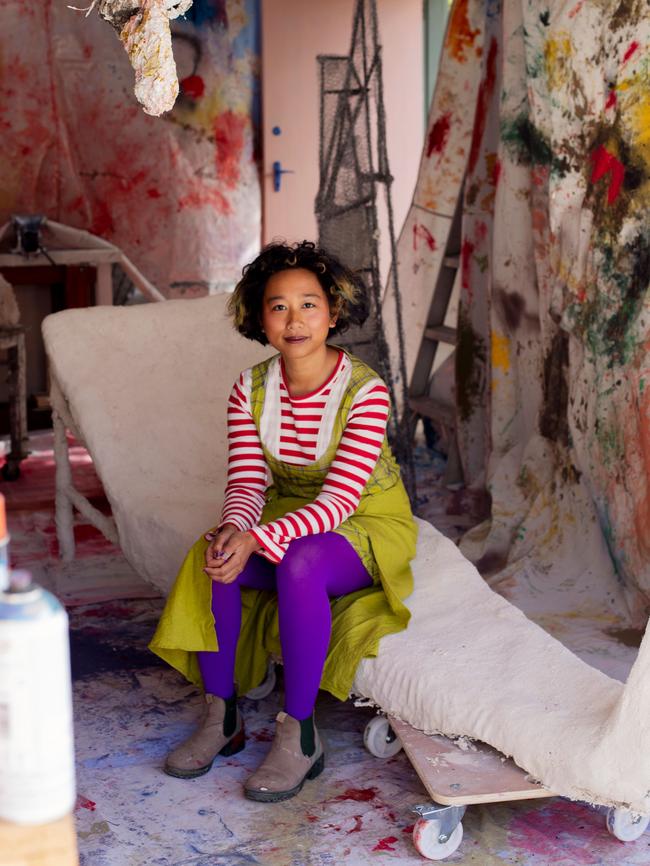 Artist Nabilah Nordin. Picture: Leah Jing McIntosh