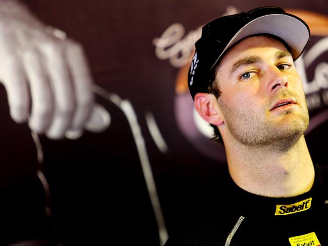 GOLD COAST, AUSTRALIA - OCTOBER 25: Shane van Gisbergen driver of the #97 TEKNO VIP Petfoods Holden during the top ten shootout for the Gold Coast 600, which is round 12 of the V8 Supercars Championship Series at the Surfers Paradise Street Circuit on October 25, 2014 on the Gold Coast, Australia. (Photo by Daniel Kalisz/Getty Images)