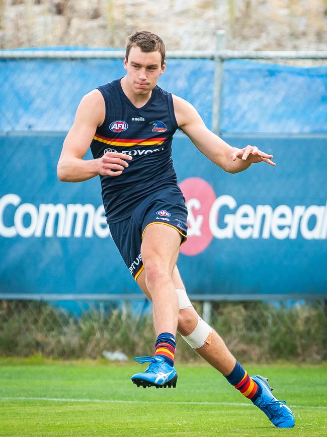 Thilthorpe in action during training. Picture: Tom Huntley