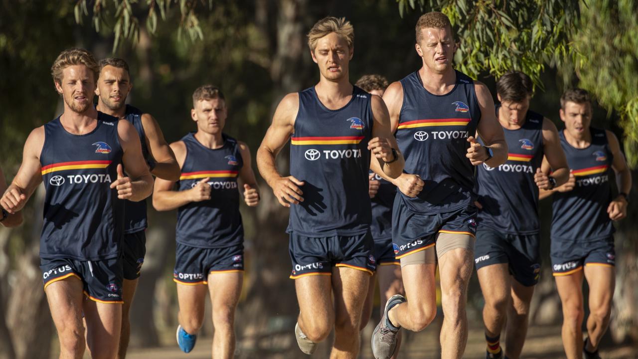 Jackson Hately is set to play a big role in the Crows midfield this year. Picture: Supplied.