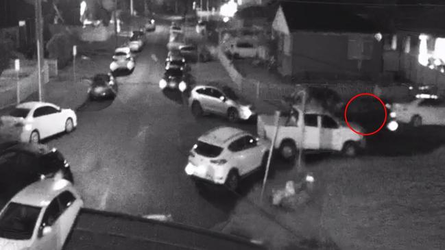 The flash of light disappears. Picture: NSW Police