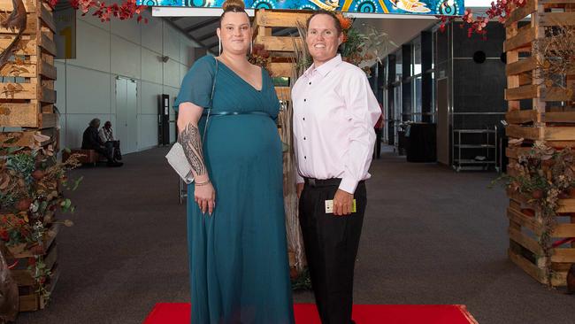 Kaelisha Ledwidge and David Edgar at the Darwin Convention Centre. Picture: Pema Tamang Pakhrin