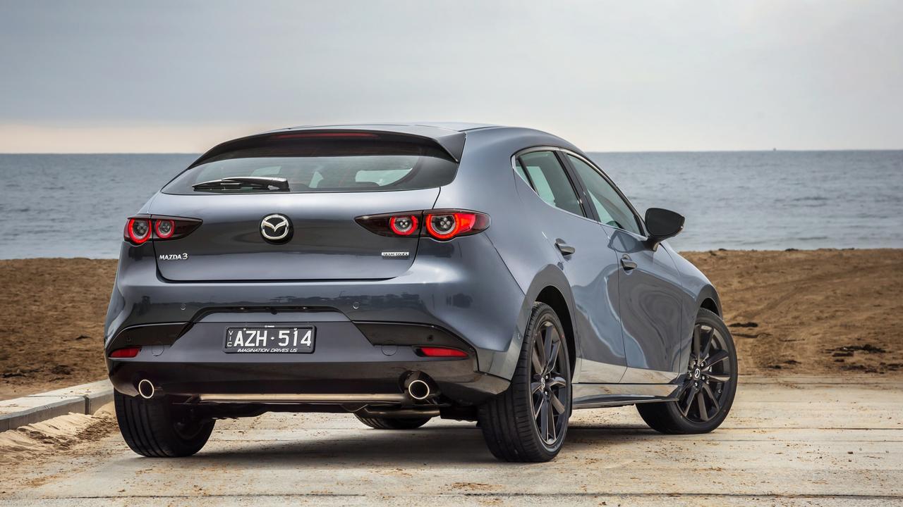 The Mazda3 starts from just over $30,000 drive-away.