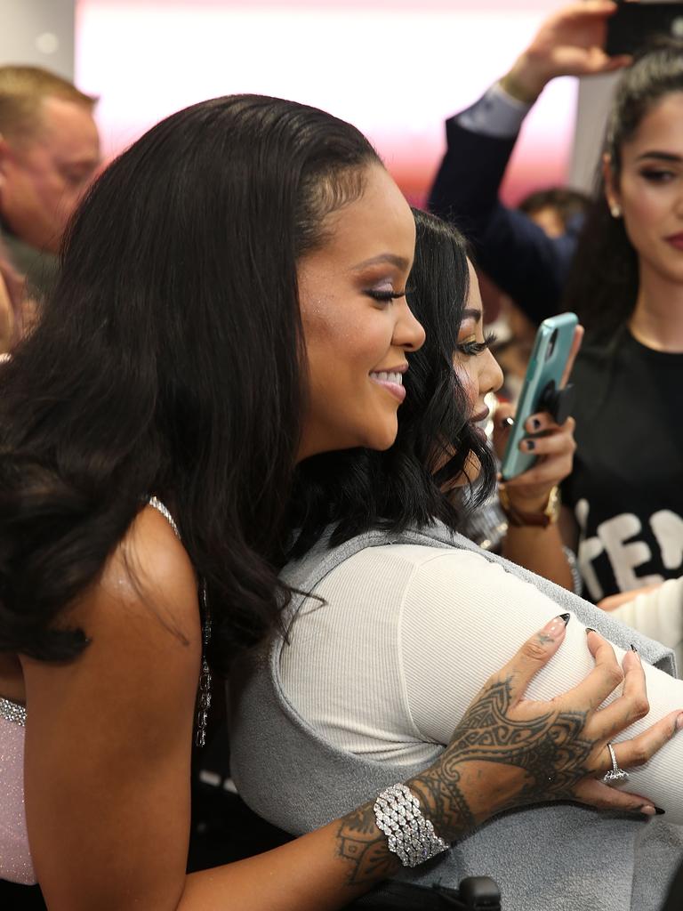 SYDNEY, AUSTRALIA - OCTOBER 03: Rihanna attends the Fenty Beauty by Rihanna Anniversary Event at Sephora Pitt Street store on October 3, 2018 in Sydney, Australia. (Photo by Caroline McCredie/Getty Images for Fenty Beauty by Rihanna)