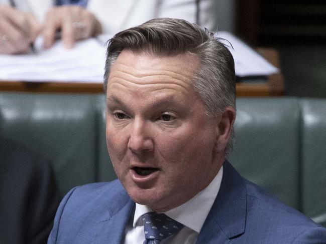 CANBERRA, AUSTRALIA - NewsWire Photos NOVEMBER 09, 2022: Chris Bowen during Question Time in the House of Representatives in Parliament House in Canberra.Picture: NCA NewsWire / Gary Ramage