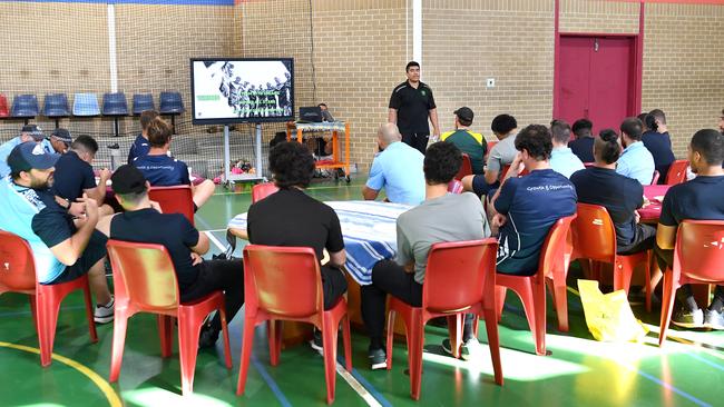 The NRL is doing everything it can to help the young inmates.