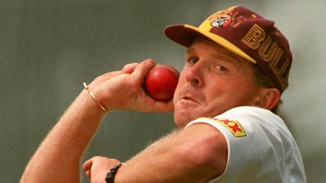 Cricketer Craig McDermott training at Bellerine Oval Pic Leich Winburn Cricket A/CT