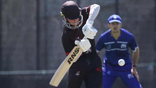 Essendon batsman Farzan Chowna. Picture: Stuart Milligan