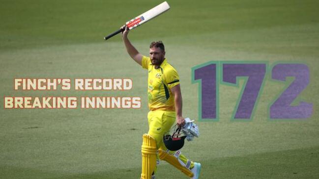 Finch goes bonkers for record T20 score