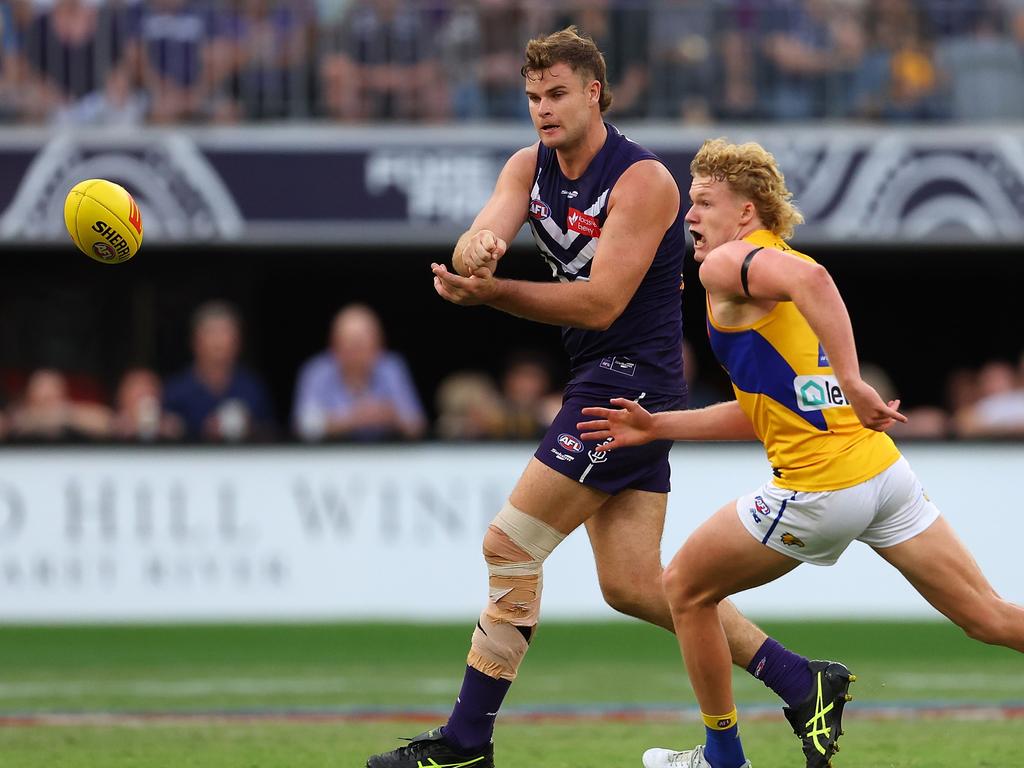 The Dockers will be hunting percentage against the Eagles. Picture: Paul Kane/Getty Images