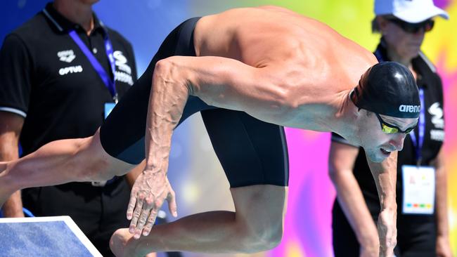 James Magnussen qualified third fastest for the 100m final.