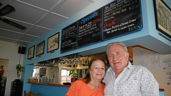 Julie and Ziggy Fiegl have sold iconic Noosaville restaurant Maisie's after 20 years. Picture: Amber Macpherson