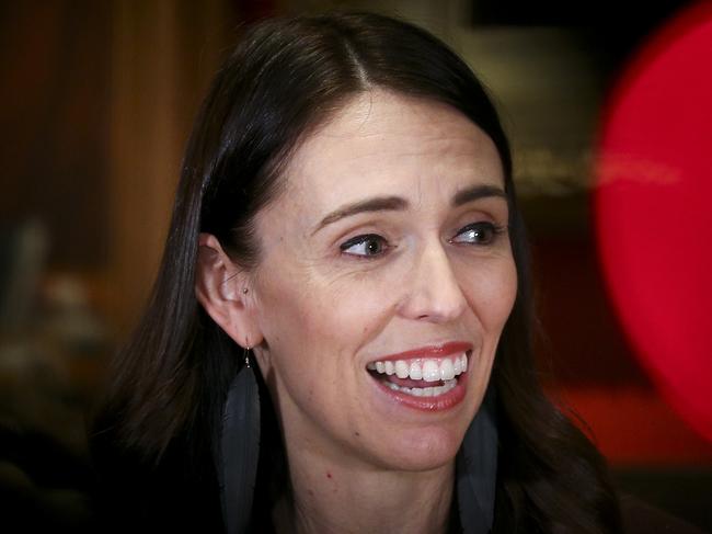 WELLINGTON, NEW ZEALAND - MAY 28: Prime Minister Jacinda Ardern speaks to media during a press conference at the Museum of New Zealand, Te Papa, on May 28, 2020 in Wellington, New Zealand. Prime Minister Jacinda Ardern announced a $95 million recovery package for New Zealand's museums and cultural trusts due to the impact of the coronavirus related recession. $25m will go to the national arts development agency, Creative New Zealand and $18m will go to Te Papa to continue operating. Heritage New Zealand will receive $11.3m, and the Antarctic Heritage Trust will receive $1.4m. Te Papa Museum was closed on 20 March 2020 in response to the COVID-19 pandemic and subsequent government restrictions imposed to stop the spread of coronavirus in New Zealand. The 68-day closure was the longest in the museum's history.  (Photo by Hagen Hopkins/Getty Images)