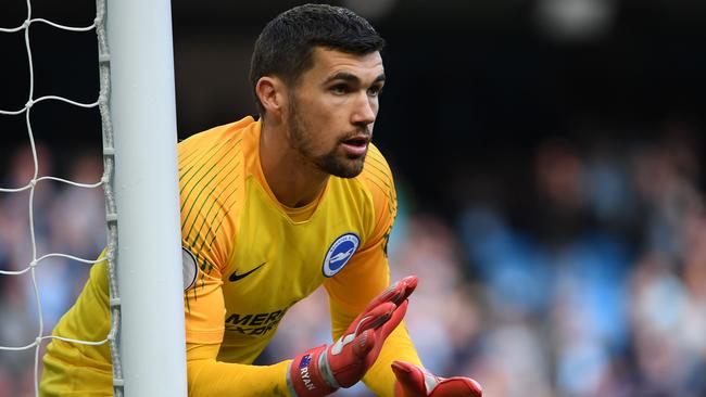 Socceroos goalkeeper Maty Ryan has been ruled out of the friendly against Kuwait through injury. Picture: AFP