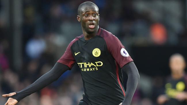 Manchester City's Ivorian midfielder Yaya Toure.