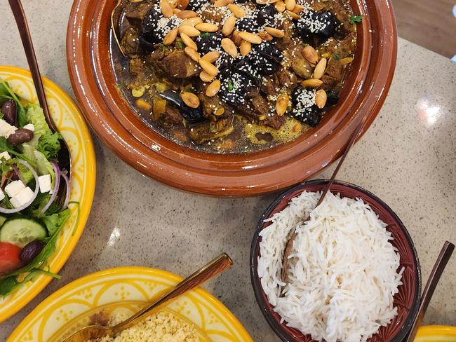 Lamb tagine at Inside Morocco restaurant, Stepney