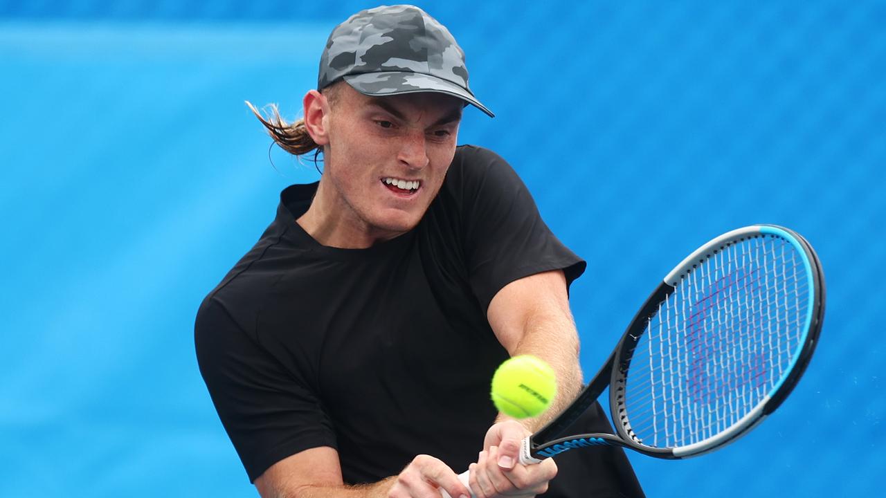 Australian Open 2022: Aussie Tristan Schoolkate hit with Novak Djokovic ...