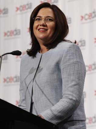 Premier Annastacia Palaszczuk addressed a business lunch in Brisbane yesterday. PIC: Adam Armstrong