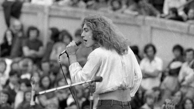 Led Zeppelin fans gathered at the band’s show stopping performance in Kooyong on February 20, 1972.