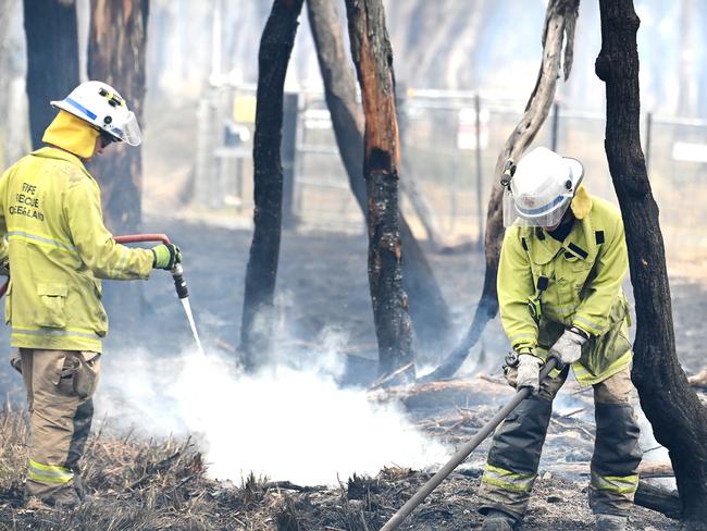 DALVEEN, AUSTRALIA - NewsWIRE Photos NOVEMBER 01, 2023:Fire damage around Dalveen (near Warwick)Bushfires burning through the Southern Downs regional area near the Queensland to NSW border.Picture: NCA NewsWIRE / John Gass