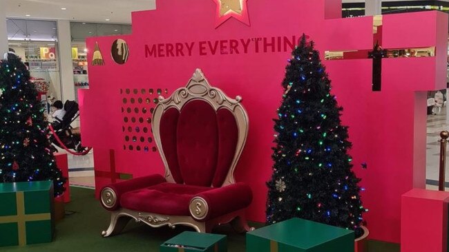 Pacific Werribee was slammed for its ‘Merry Everything’ sign.