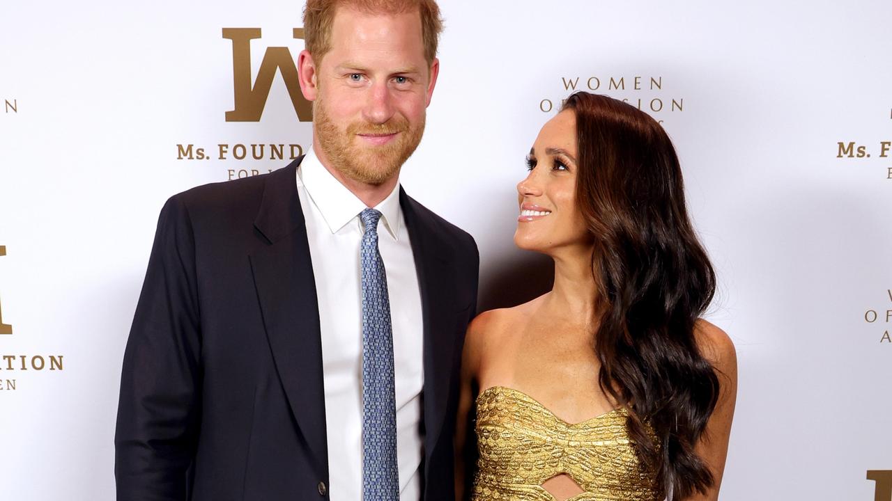 Prince Harry, Duke of Sussex and Meghan, The Duchess of Sussex attend the Ms. Foundation Women of Vision Awards: Celebrating Generations of Progress &amp; Power at Ziegfeld Ballroom on May 16, 2023 in New York City. (Photo by Kevin Mazur/Getty Images Ms. Foundation for Women)