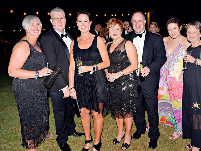 Revellers at the 2017 Qantas Darwin Turf Club Gala Ball at SkyCity Casino. Picture: MICHAEL FRANCHI