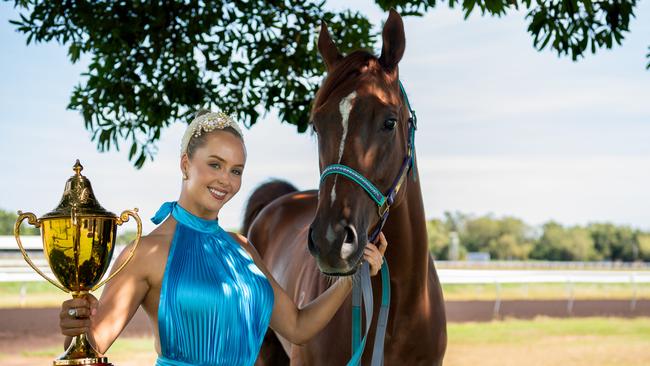 Bronte Pearson has been named the 2023 Darwin Cup Carnival ambassador and Fromthenevernever. Picture: Pema Tamang Pakhrin