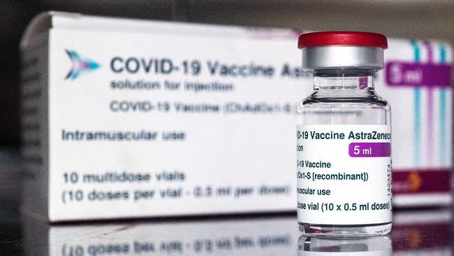 The AstraZeneca coronavirus vaccine has led to a small but concerning number of blood clotting cases. Picture: Marco Bertorello / AFP