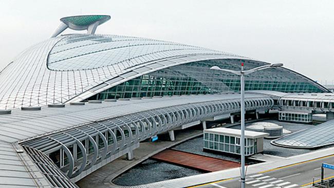 Incheon International Airport in South Korea.