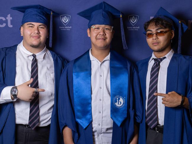 Roma Mitchell Secondary College Graduation at the Adelaide Town Hall. Pictured on November 20th 2023. Picture: Ben Clark