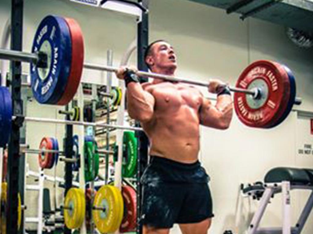 Brad Soper was named the second strongest man in NSW under 90kg in 2016 and 2017. Picture: Instagram
