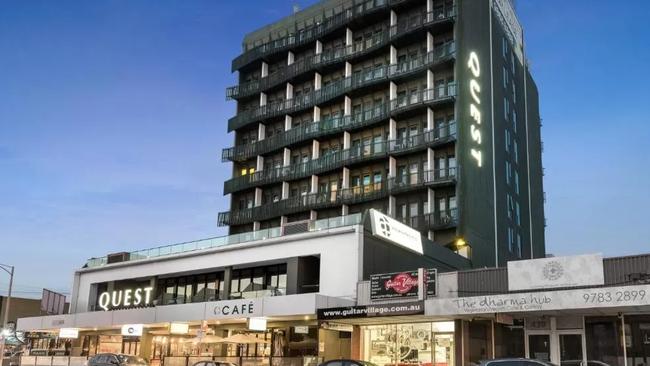 A COVID-bored carpenter was found with a stash of drugs at the Quest Frankston on the Bay hotel.