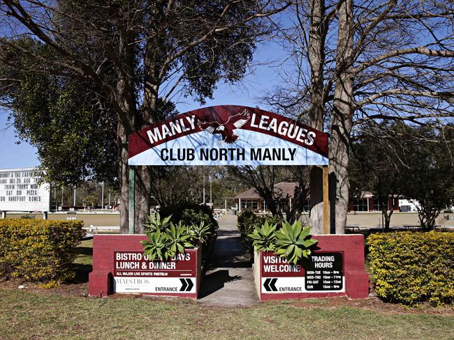 North Manly Bowling Club greens that will be closing at the end of the month. Picture: Adam Yip.