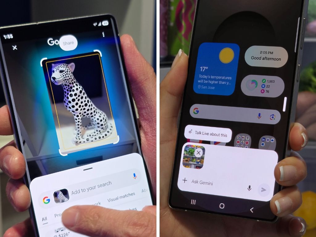 Google’s Gemini has replaced Bixby as the default voice assistant on Samsung phones. Picture: Supplied/Tahnee-Jae Lopez Vito