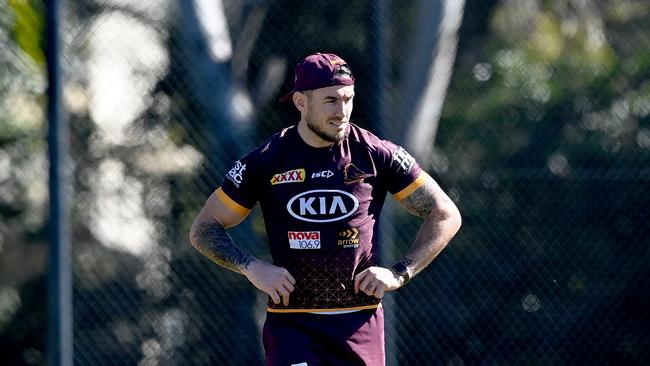 Darius Boyd at Broncos training.