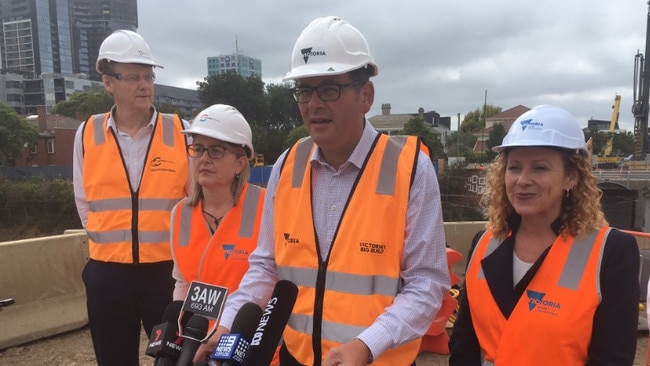 More train pain ahead, as Daniel Andrews announced this morning. Picture: Twitter