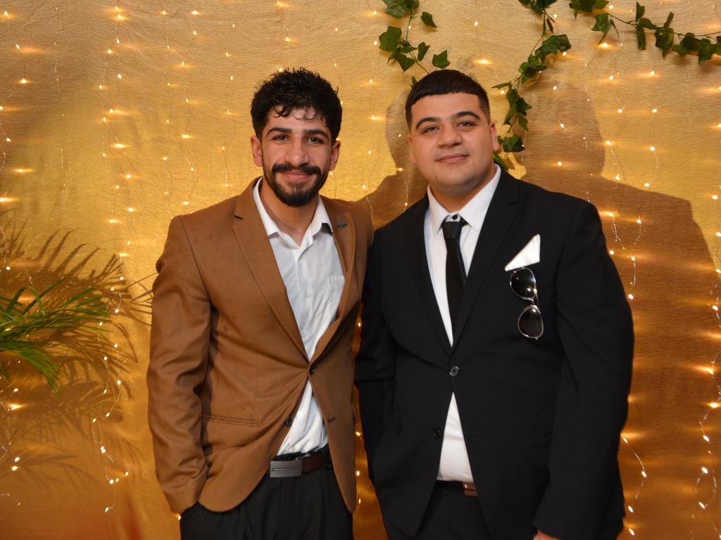 Waad Khalaf and Shaner Khalaf at the Toowoomba State High School Formal, November 13, 2024.