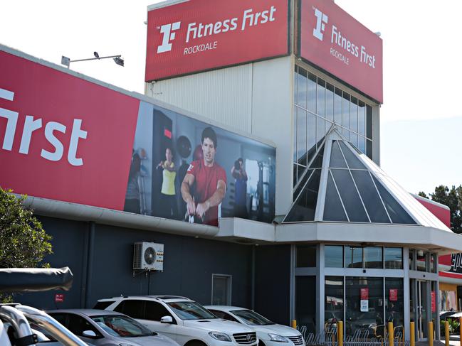 People going to exercise at Fitness First Rockdale on the 2nd of August. PICTURE: Adam Yip