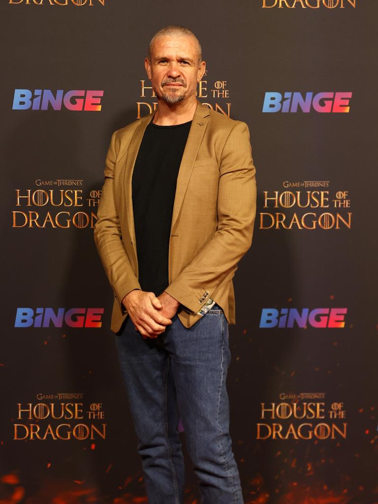 Matt Nable at the House of the Dragon Australian Premiere at Hoyts Entertainment Quarter. Picture: Jonathan Ng