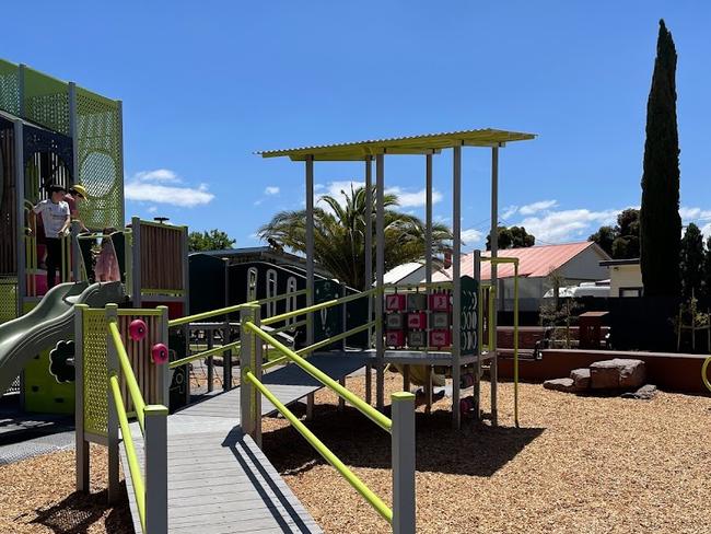 New Park on Station St in Coburg with no shades over the play area. Photo: supplied.