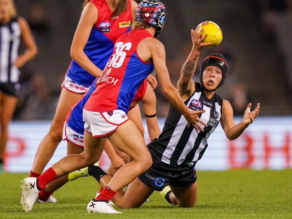 Brittany Bonnici has inked a new deal with Collingwood. Picture: AAP Image/Natasha Morello