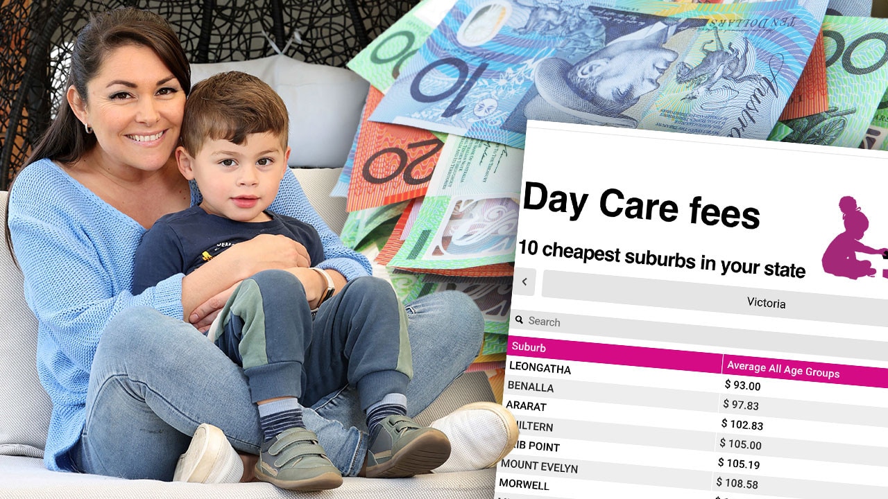 Most expensive Tasmania childcare fees by suburb