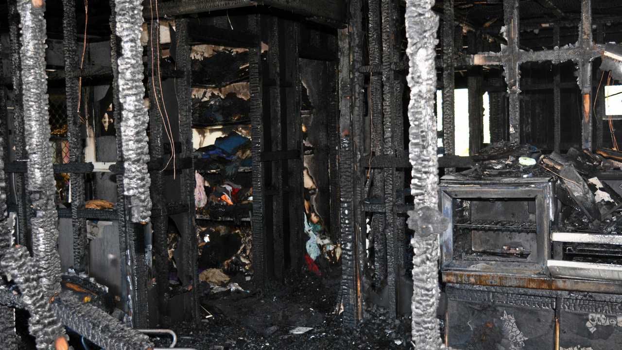 Hill Street House Fire, Gatton. Picture: Meg Bolton